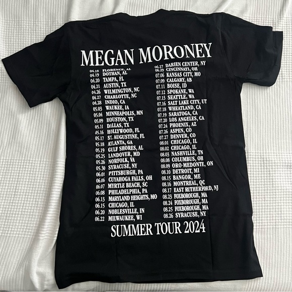 Megan Moroney Tour 2024 tee - Picture 2 of 3